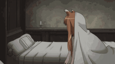 Cartoon Character Lying On Bed GIF