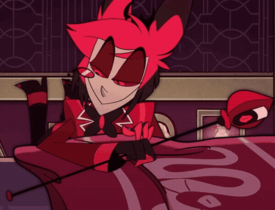 Cartoon Character Lying On Bed With Snake GIF