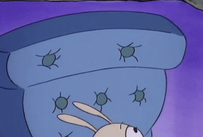 Cartoon Character Lying On Couch GIF