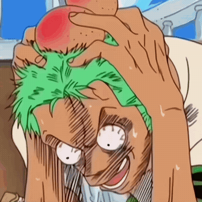 Cartoon Character Lying On Floor With Sword And Glasses GIF