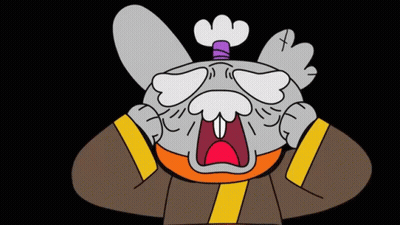 Cartoon Character Making Funny Face GIF
