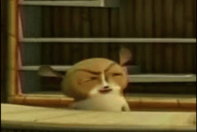 Cartoon Character Making Funny Face GIF