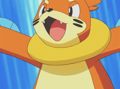 Cartoon Character Mouth Open Arms Outstretched GIF