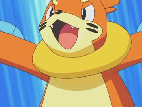 Cartoon Character Mouth Open Arms Outstretched GIF