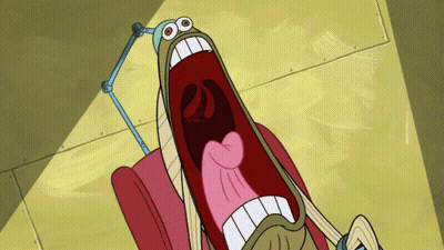 Cartoon Character Mouth Open Tongue Out GIF