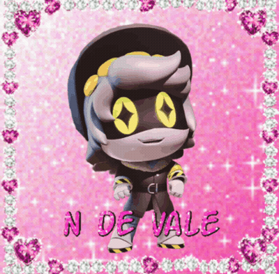 Cartoon Character N De Vale Pink Background GIF