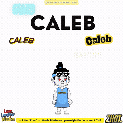 Cartoon Character Named Caleb GIF