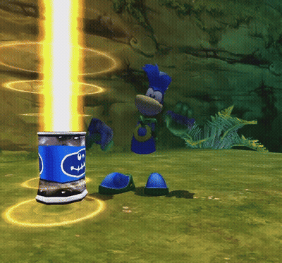 Cartoon Character Next To Nintendo Can GIF