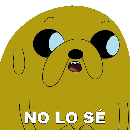 Cartoon Character No Lo Se Sticker