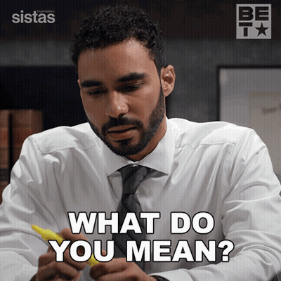 Cartoon Character On Purple Background Saying Stop Being So Mean To Me GIF