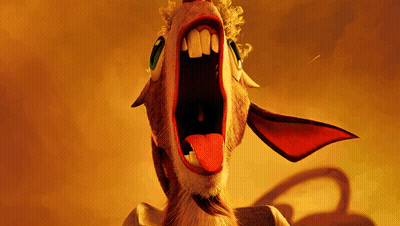 Cartoon Character Open Mouth Tongue Out GIF