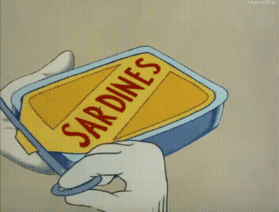 Cartoon Character Opening Can Of Gigachad GIF