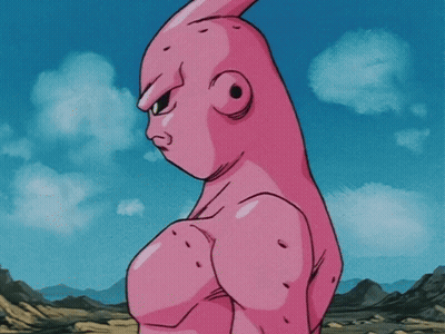 Cartoon Character Pink Body Blue Sky GIF