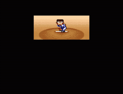 Cartoon Character Playing Baseball On Field GIF