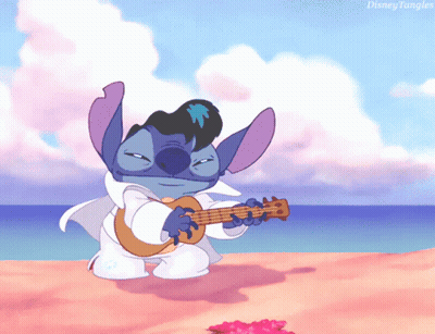 Cartoon Character Playing Ukulele Disney Tangles GIF