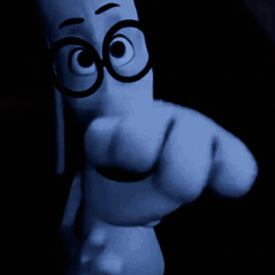 Cartoon Character Pointing At Camera GIF