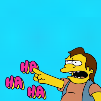 Cartoon Character Pointing At Ha Ha GIF
