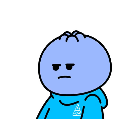 Cartoon Character Pointing Saying Ha Ha Sticker