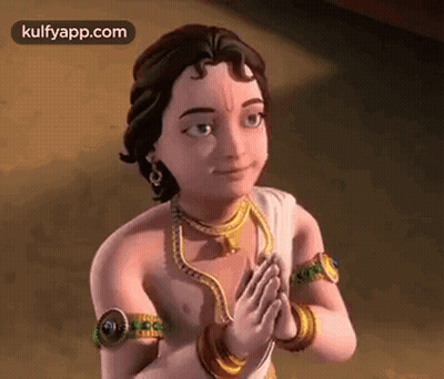 Cartoon Character Praying GIF