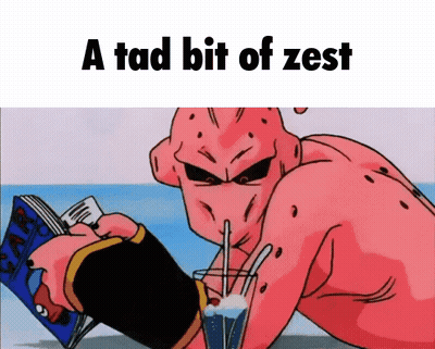 Cartoon Character Reading Book And Drinking A Tad Bit Of Zest GIF