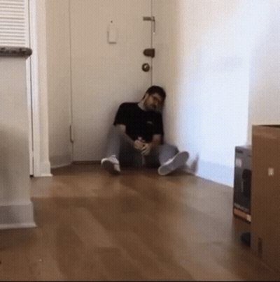 Cartoon Character Reading Book With Rocking Horse GIF