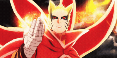 Cartoon Character Red Eyes Red Cape Raising Hand GIF