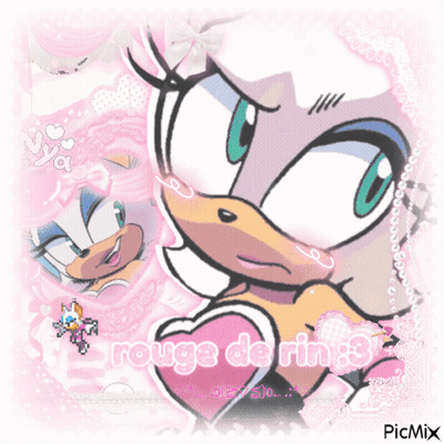 Cartoon Character Rouge De Rin 3 GIF