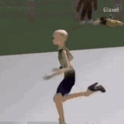 Cartoon Character Running GIF