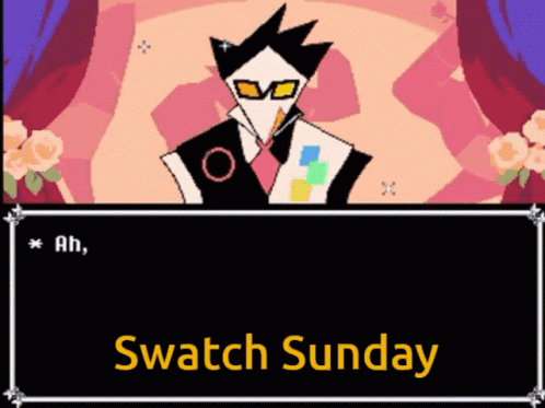 Cartoon Character Saying Ah Swatch Sunday GIF