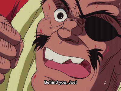 Cartoon Character Saying Behind You Joe GIF