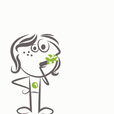 Cartoon Character Saying Bon Anniversaire GIF