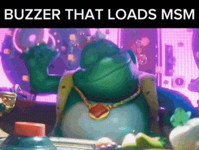Cartoon Character Saying Buzzer Loads MSM GIF