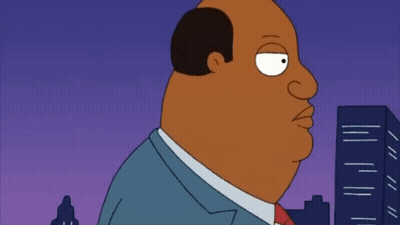 Cartoon Character Saying Bye Ollie There He Goes In Front Of Palm Trees GIF