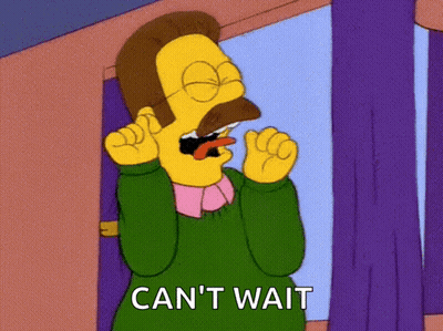 Cartoon Character Saying Cant Wait GIF