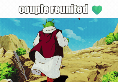 Cartoon Character Saying Couple Reunited GIF