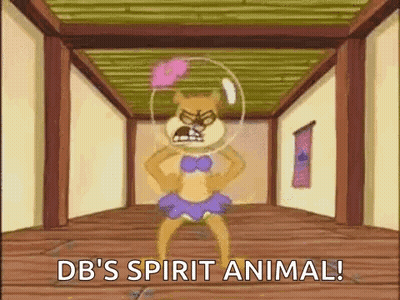 Cartoon Character Saying DB's Spirit Animal GIF