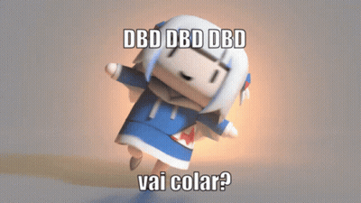 Cartoon Character Saying Dbd Dbd Dbd Vai Colar GIF