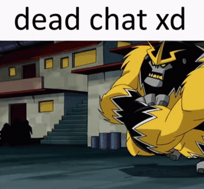 Cartoon Character Saying Dead Chat XD GIF