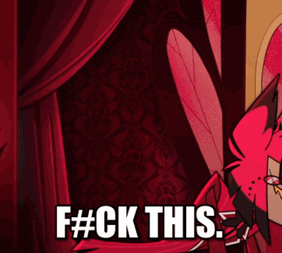 Cartoon Character Saying F Ck This GIF