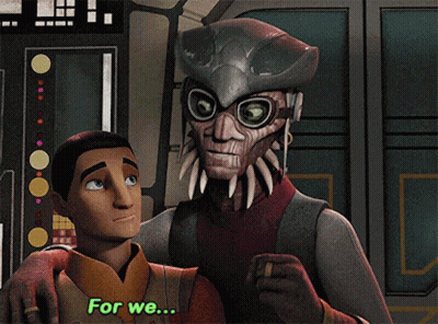 Cartoon Character Saying For We Are Desperate Next To Another GIF