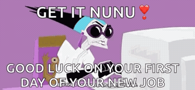 Cartoon Character Saying Get It Nunu Good Luck GIF