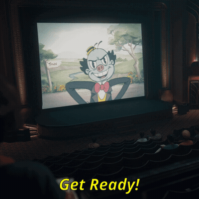 Cartoon Character Saying Get Ready GIF