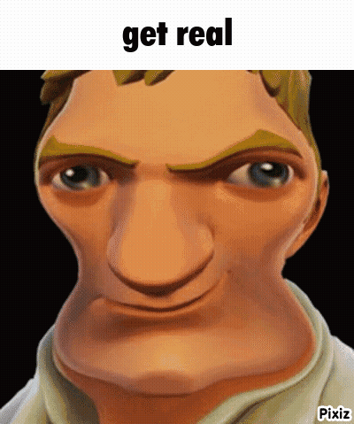 Cartoon Character Saying Get Real GIF
