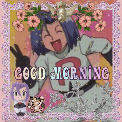 Cartoon Character Saying Good Morning GIF