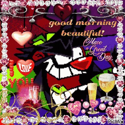 Cartoon Character Saying Good Morning Beautiful Have A Great Day GIF