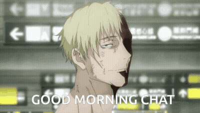 Cartoon Character Saying Good Morning Chat GIF