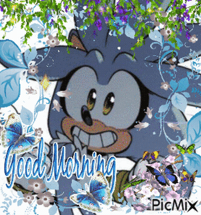 Cartoon Character Saying Good Morning GIF