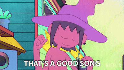 Cartoon Character Saying Good Song Netflix GIF