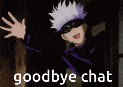 Cartoon Character Saying Goodbye Chat GIF