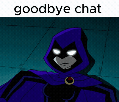 Cartoon Character Saying Goodbye Chat GIF
